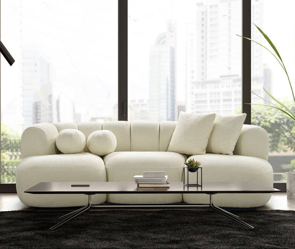Canapea Desire Boucle cu tapiterie texturata si design modern