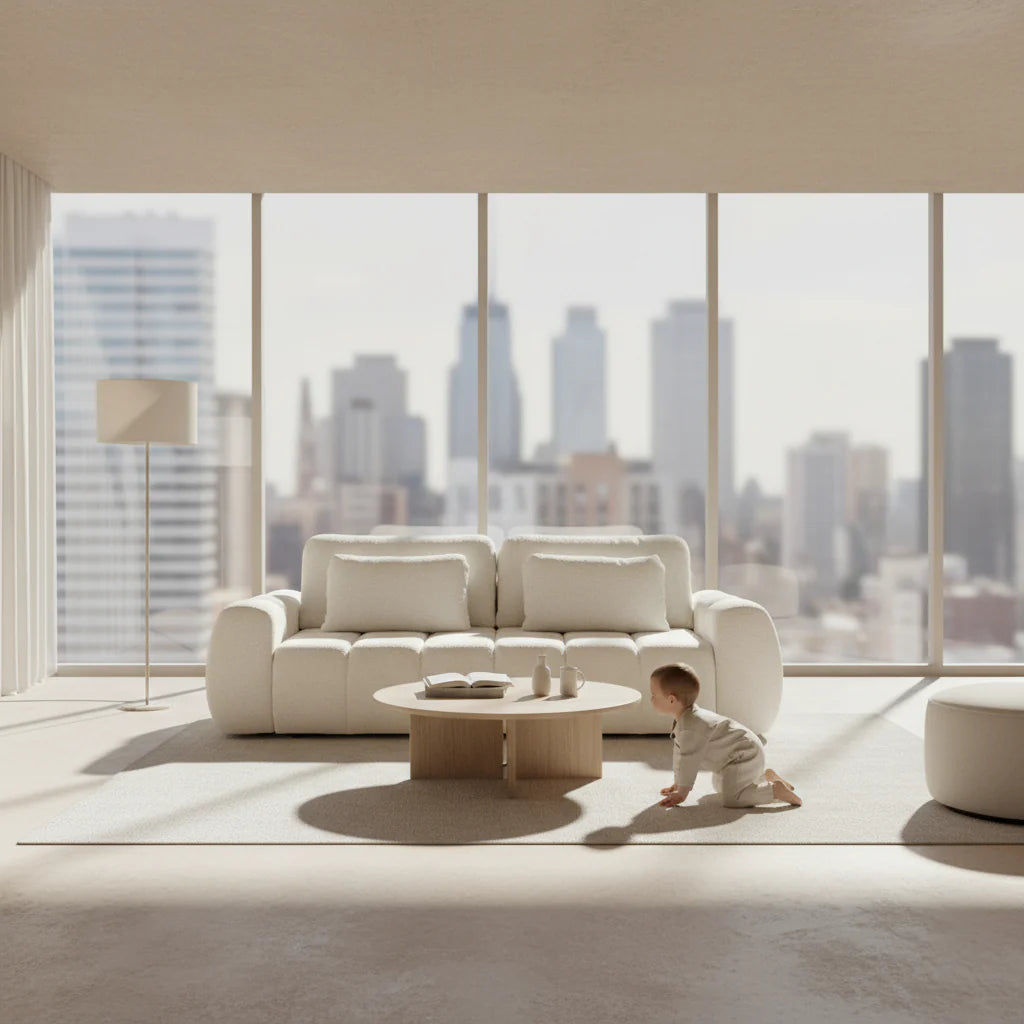 Canapea Mooma moderna pentru living contemporan
