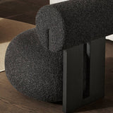 Fotoliu Nor boucle cu volum sculptural si finisaj premium
