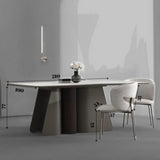 Masă de dining modernă COLȚ cu design organic contemporan