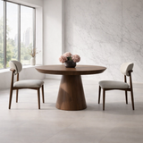Masa Dining Monaco din lemn masiv, design minimalist contemporan, ideală pentru dining de lux