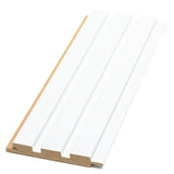 Riflaj decorativ din MDF alb – ideal pentru decor interior modern și elegant.