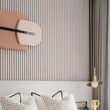 Riflaj decorativ din MDF bej – ideal pentru decor interior modern și elegant.