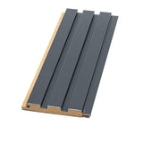 Riflaj decorativ din MDF Gri Antracit – ideal pentru decor interior modern și elegant.