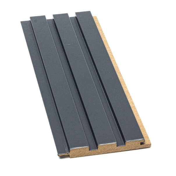 Riflaj decorativ din MDF Gri Antracit – ideal pentru decor interior modern și elegant