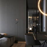 Riflaj decorativ din MDF Gri Antracit – ideal pentru decor interior modern și elegant.