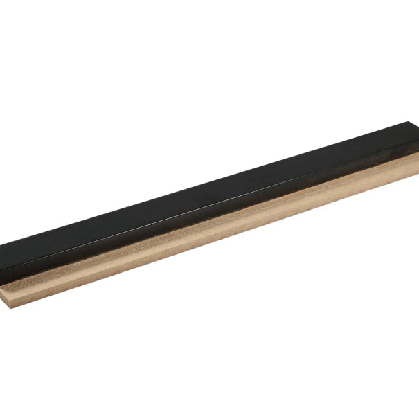 Riflaj decorativ din MDF Negru– ideal pentru decor interior modern și elegant.