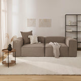 Canapea modulara Frame Calm amplasata in living modern