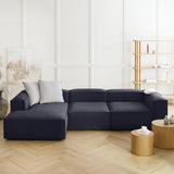 Canapea modulara Noma Navy cu design modern, sezut generos si structura modulara
