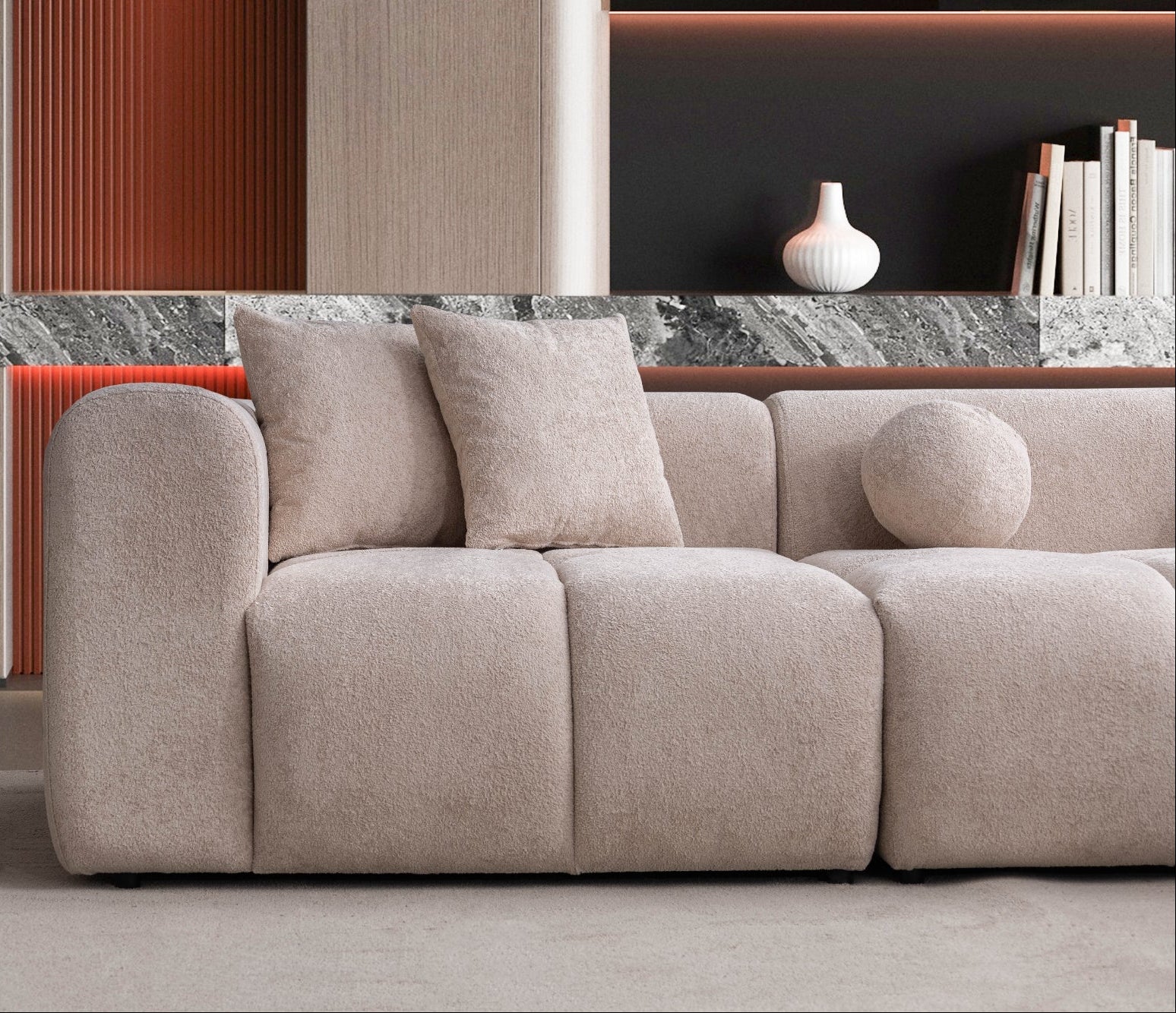 Canapea Velora modulara cu design arhitectural