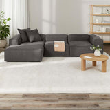 Canapea Noma modulara Urban Grey pentru living contemporan, confort premium